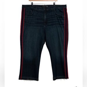 Veronica Beard Jeans New Carolyn High rise baby boot zip w tux Midnight size 24